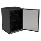 Summerset 24-Inch 5.1 Cu. Ft. Outdoor Glass Door and Glass Shelves Refrigerator