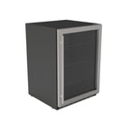 Summerset 24-Inch 5.1 Cu. Ft. Outdoor Glass Door and Glass Shelves Refrigerator