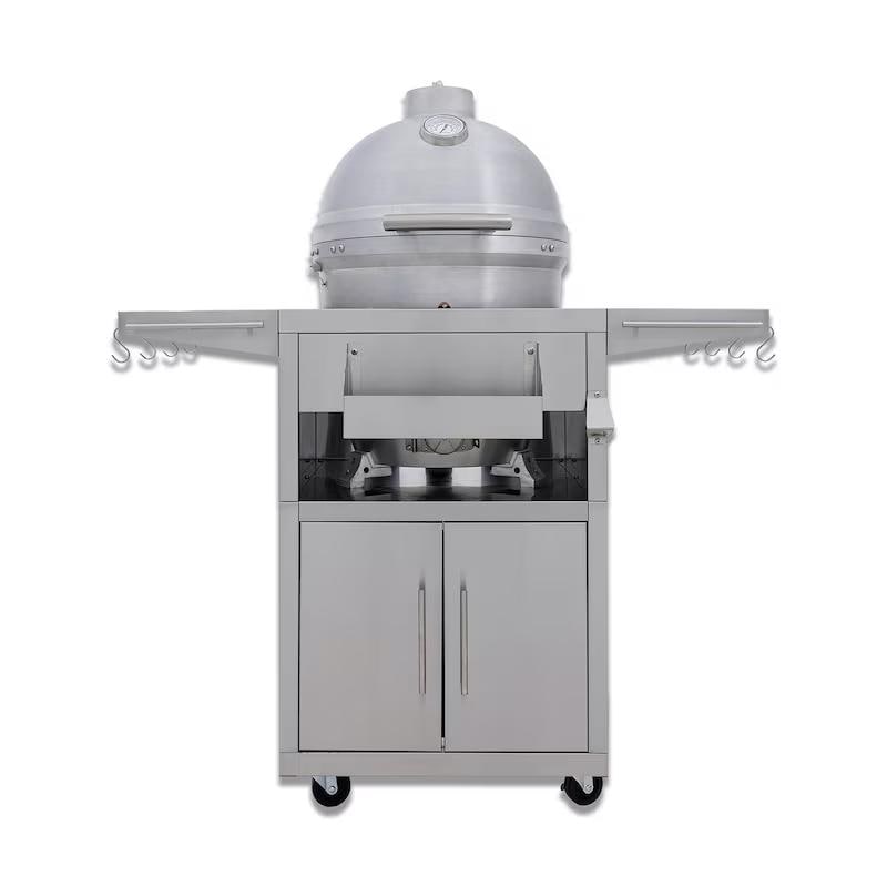 Blaze 20-Inch Cast Aluminum Freestanding Kamado Charcoal Grill