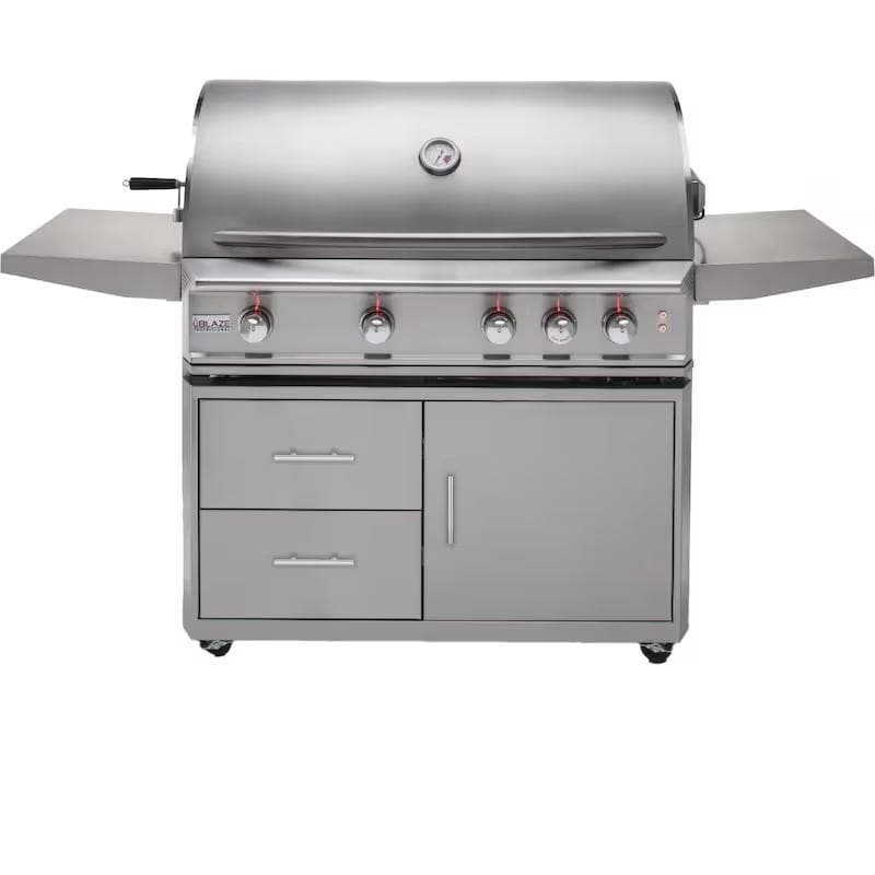 Blaze Professional LUX 44-Inch 4-Burner Freestanding Gas Grill with Rotisserie
