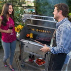 Bull Bison Premium 30-Inch Freestanding Charcoal Grill