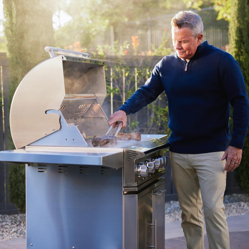 Blaze Professional LUX 34-Inch 3-Burner Freestanding Gas Grill with Rotisserie