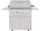 Summerset TRL Pro 32-Inch 3 Burner Freestanding Gas Grill With Rear Infrared Burner and Rotisserie Kit