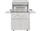 Summerset TRL Pro 32-Inch 3 Burner Freestanding Gas Grill With Rear Infrared Burner and Rotisserie Kit