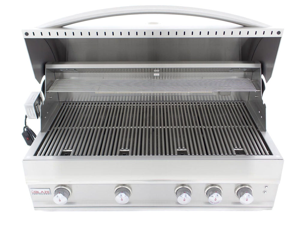 Blaze Professional LUX 44-Inch 4-Burner Built-In Gas Grill with Rear Infrared Burner