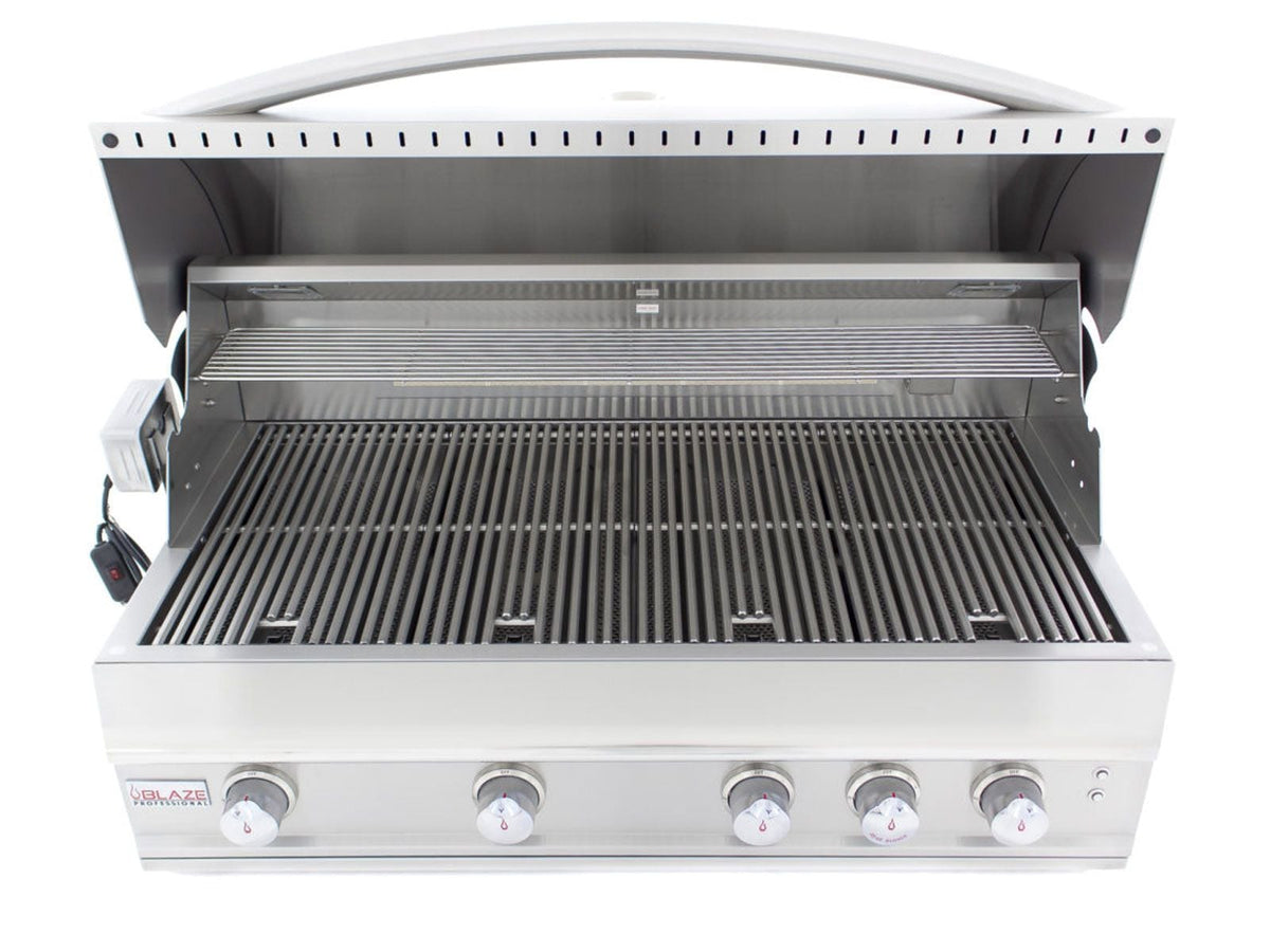 Blaze Professional LUX 44-Inch 4-Burner Built-In Gas Grill with Rear Infrared Burner