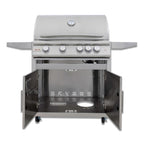 Blaze LTE+ 32-Inch 4-Burner Freestanding Gas Grill with Lift-Assist Hood & Rear Infrared Burner
