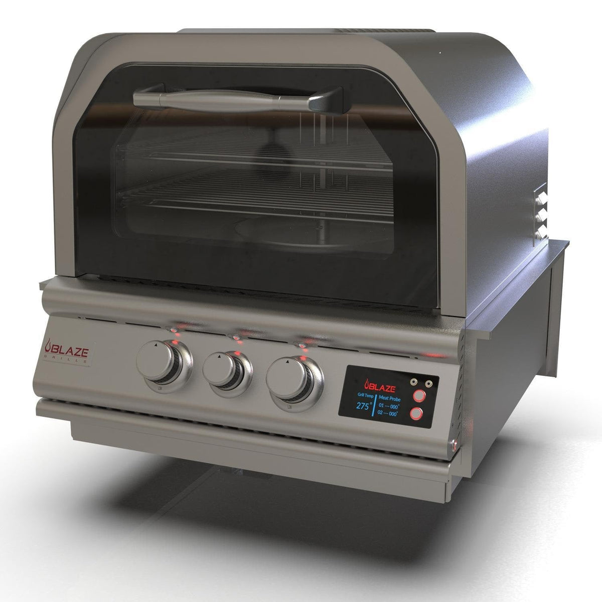 Blaze 26-Inch Built-In Outdoor Oven with Bluetooth Probes & Rotisserie