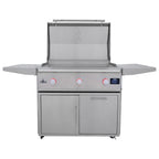 Blaze LTE PRO 40-Inch Freestanding Gas Griddle with Digital Temperature Screen & Lift-Assist Lid