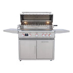 Blaze LTE PRO 40-Inch 5-Burner Freestanding Grill with Digital Temperature Screen & Rotisserie