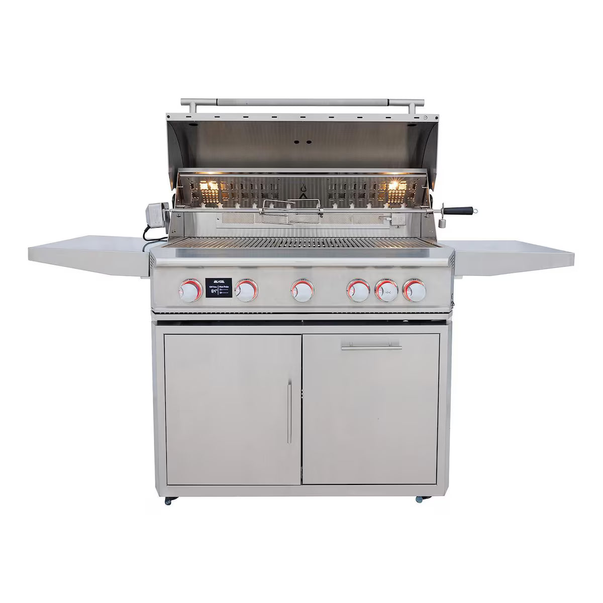 Blaze LTE PRO 40-Inch 5-Burner Freestanding Grill with Digital Temperature Screen & Rotisserie