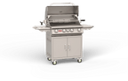 Bull Angus 30-Inch 4-Burner Freestanding Gas Grill with Rotisserie