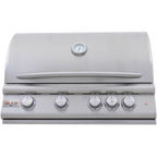 Blaze LTE+ Marine Grade 32-Inch 4-Burner Built-In Gas Grill with Rear Infrared Burner & Grill Lights