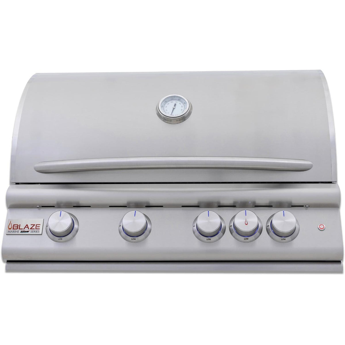 Blaze LTE+ Marine Grade 32-Inch 4-Burner Built-In Gas Grill with Rear Infrared Burner & Grill Lights