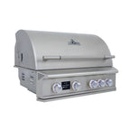 Blaze LTE PRO 32-Inch 4-Burner Built-In Grill with Digital Temperature Screen & Rotisserie