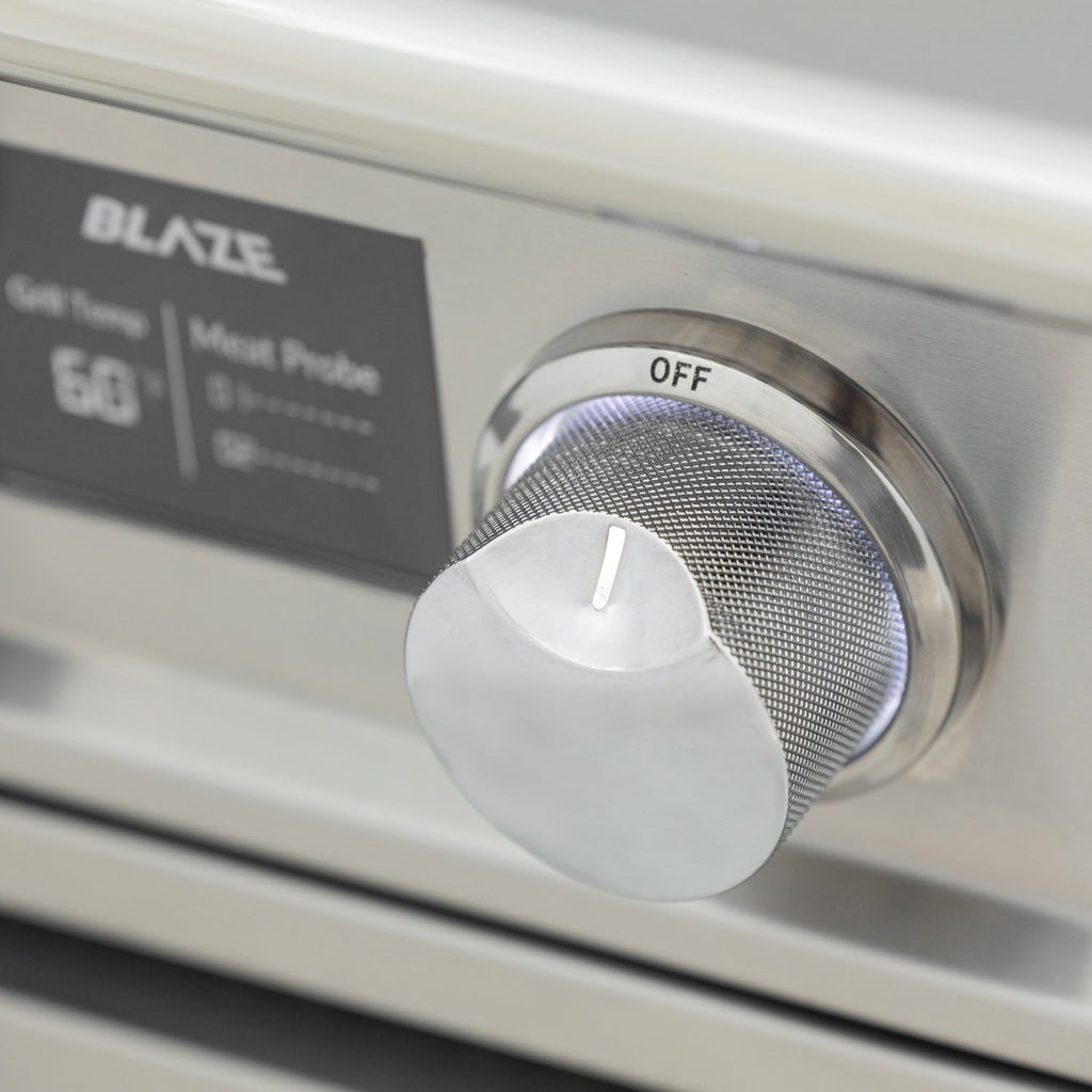 Blaze LTE PRO 32-Inch 4-Burner Built-In Grill with Digital Temperature Screen & Rotisserie