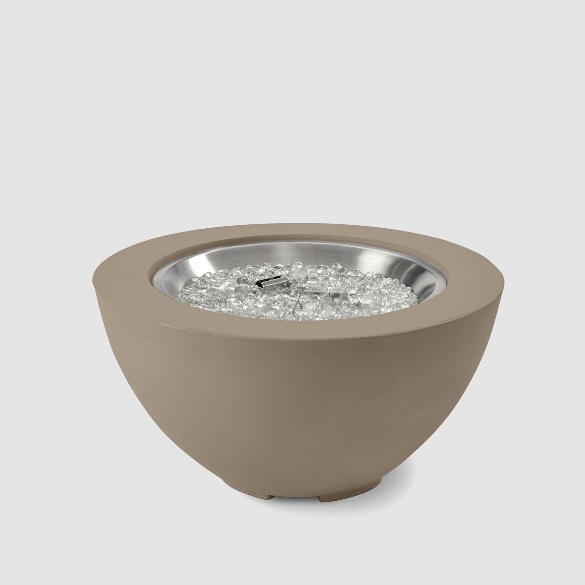 Cove Concrete Bowl Gas Fire Pit