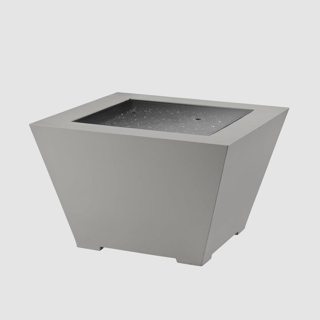 Cove Concrete Trapezoid Gas Fire Pit Bowl 37"