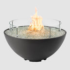 Cove Concrete Edge Gas Fire Pit Bowl 42"