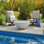 Cove Concrete Edge Gas Fire Pit Bowl 42"