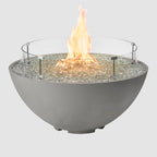 Cove Concrete Edge Gas Fire Pit Bowl 42"