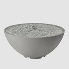 Cove Concrete Edge Gas Fire Pit Bowl 42"