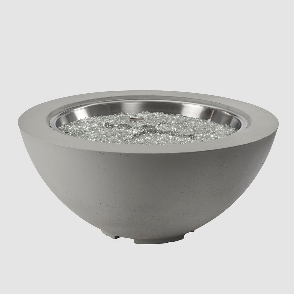 Cove Concrete Bowl Gas Fire Pit