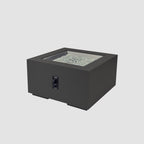 Cove Concrete Square Gas Fire Pit Table