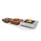 Cabo Square 60" Metal Collection Fire Pit by The Outdoor Plus