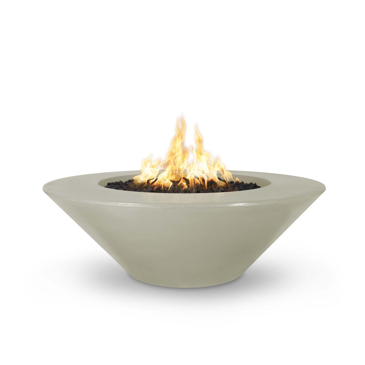 Cazo 48" Wide Ledge GFRC Concrete Fire Pit by The Outdoor Plus