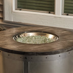 Edison Round Gas Fire Pit Table