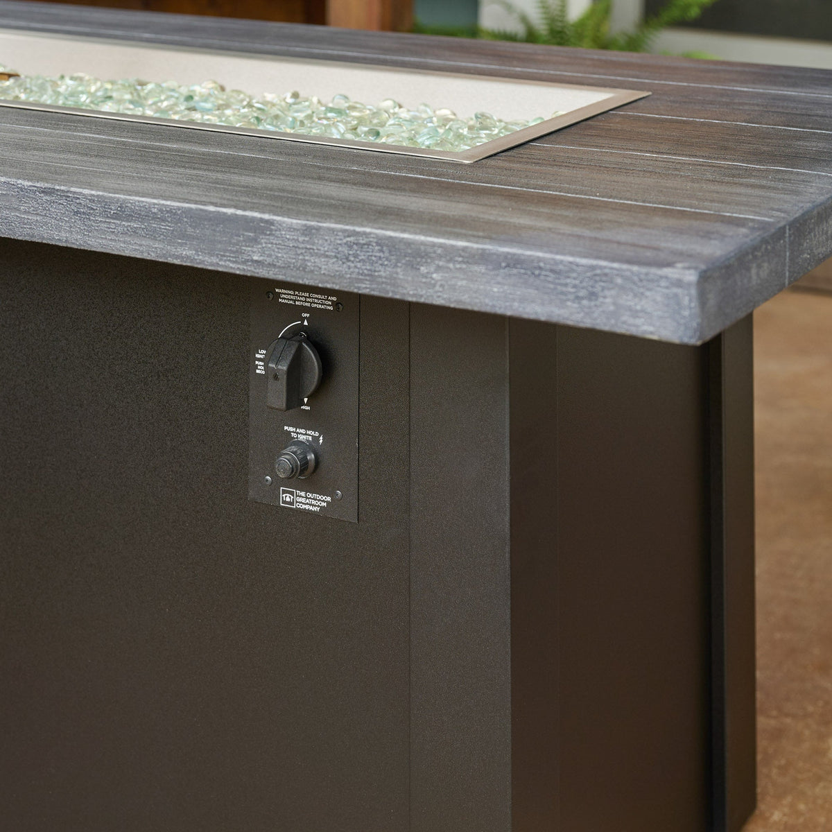 Havenwood 62-Inch Linear Gas Fire Pit Table