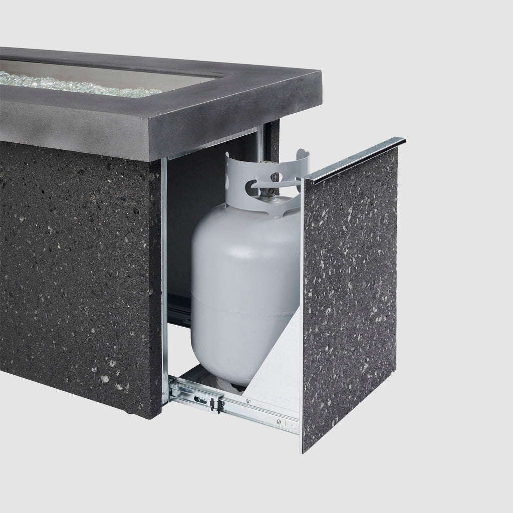 Key Largo Linear Gas Fire Pit Table