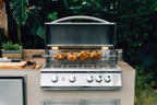 Summerset Sizzler Pro 32-inch 4-Burner Built-In Gas Grill w/ Rear Infrared Burner