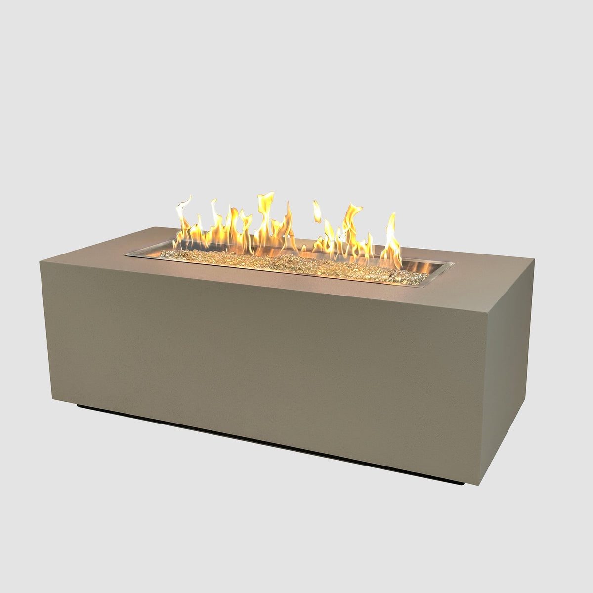 Vosera Linear Gas Fire Pit Table