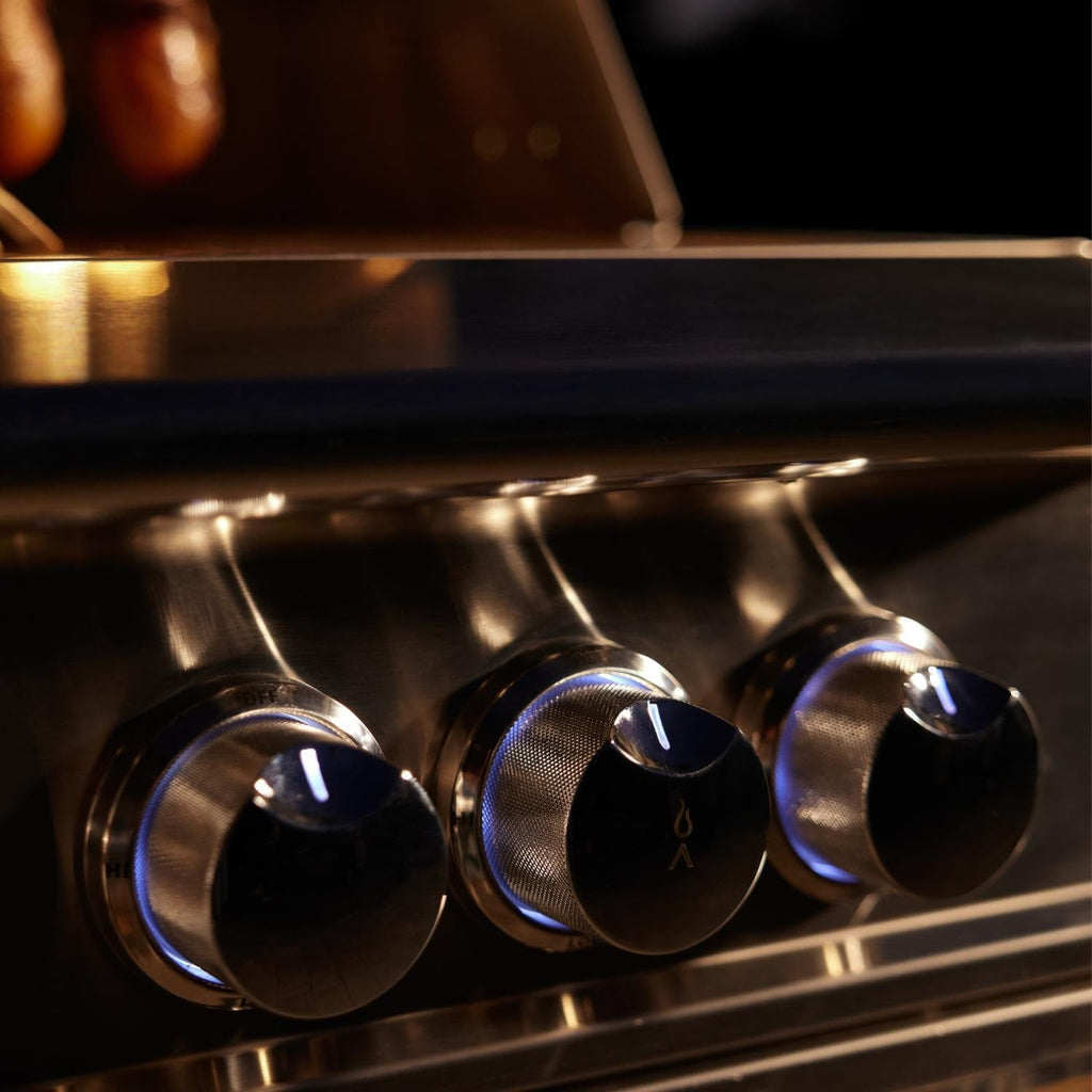 Blaze LTE PRO 40-Inch 5-Burner Built-In Grill with Digital Temperature Screen & Rotisserie