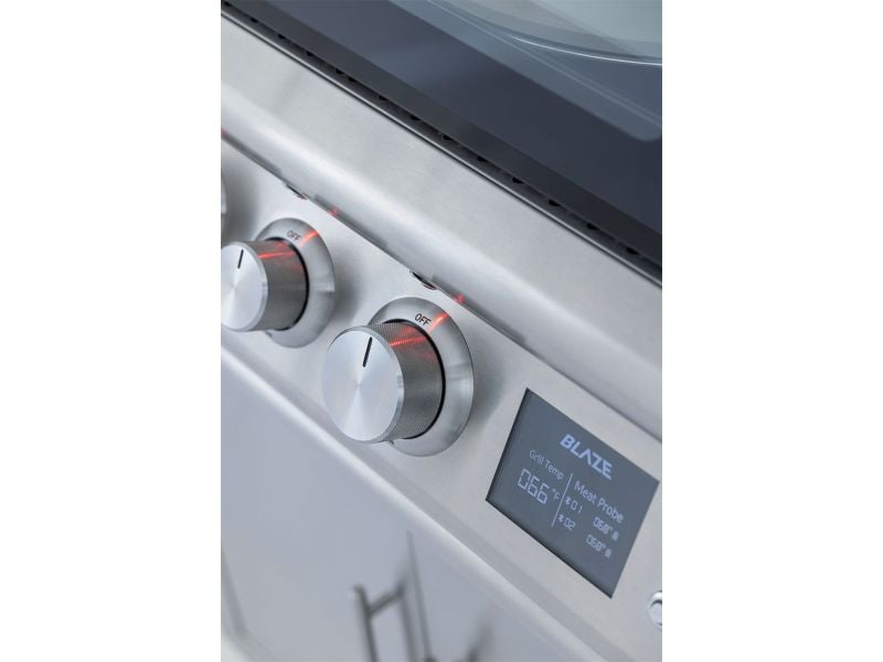 Blaze 26-Inch Built-In Outdoor Oven with Bluetooth Probes & Rotisserie