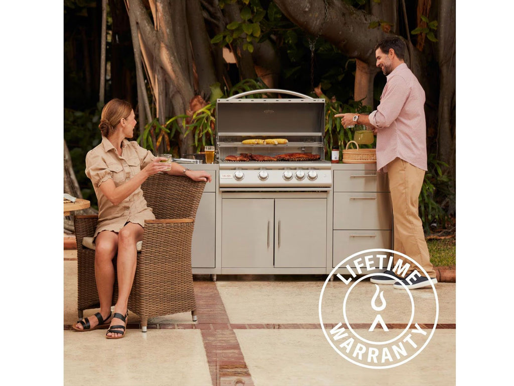 Blaze LTE+ 32-Inch 4-Burner Freestanding Gas Grill with Lift-Assist Hood & Rear Infrared Burner