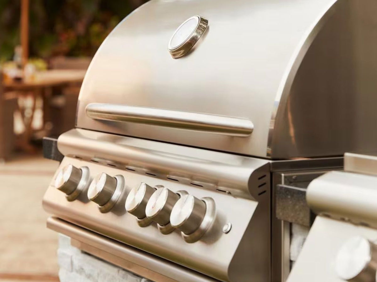 Blaze LTE+ 32-Inch 4-Burner Built-In Gas Grill with Lift-Assist Hood & Rear Infrared Burner