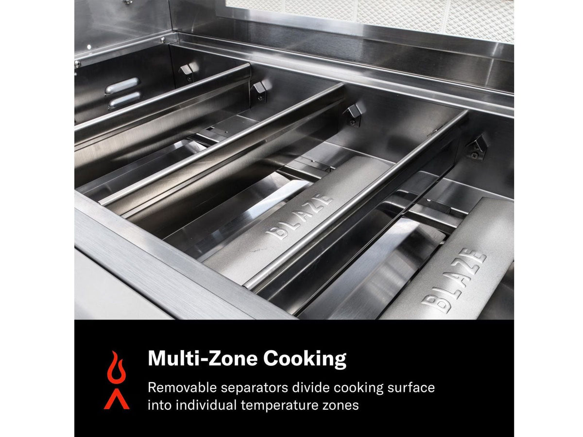 Blaze LTE+ 32-Inch 4-Burner Freestanding Gas Grill with Lift-Assist Hood & Rear Infrared Burner