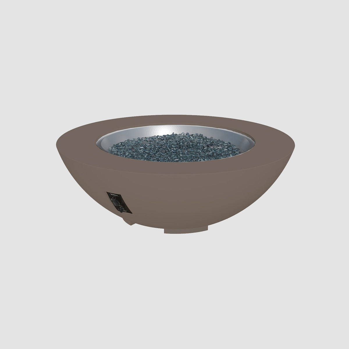 Cove Concrete Bowl Gas Fire Pit
