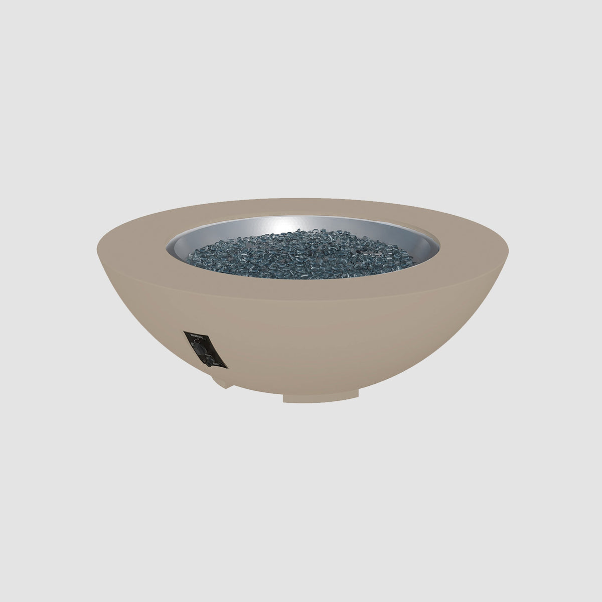 Cove Concrete Bowl Gas Fire Pit