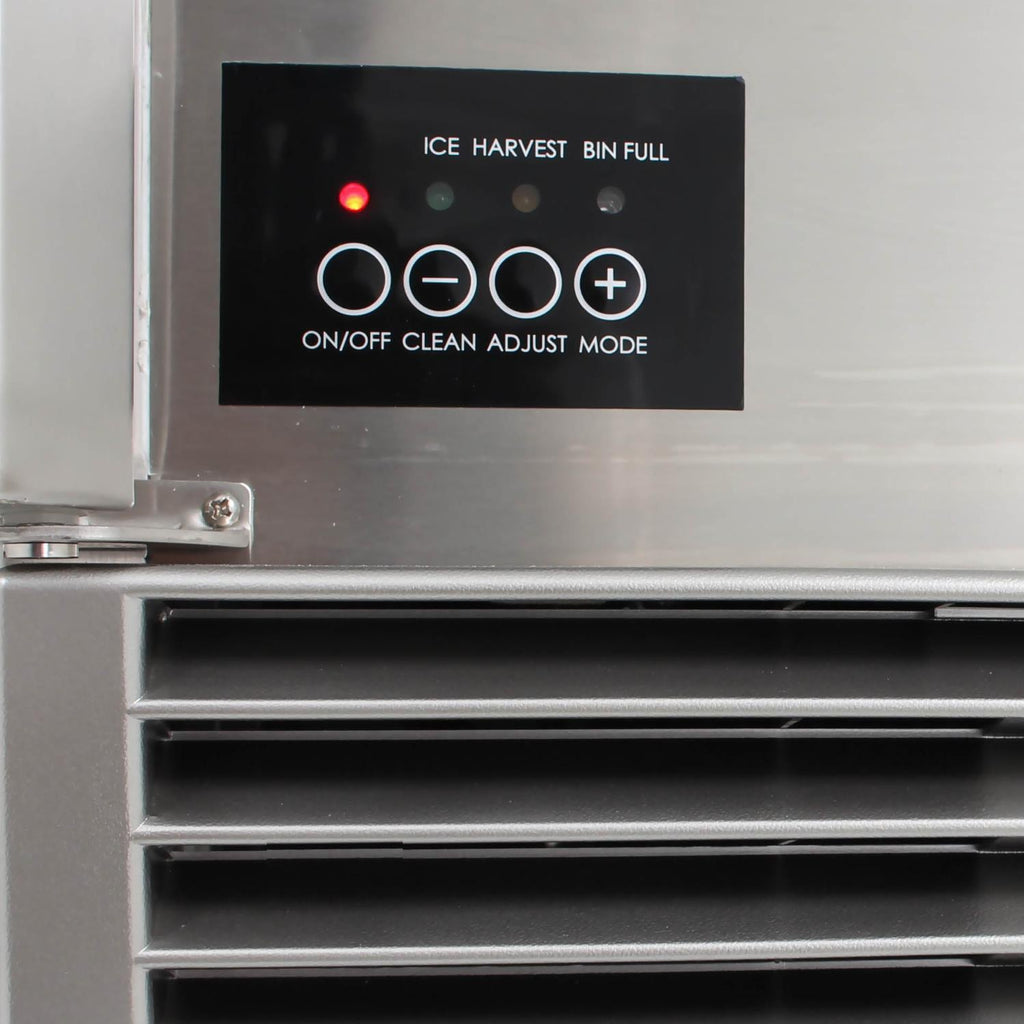 Blaze 50 Lb. 15-Inch Outdoor Rated Ice Maker with Gravity Drain