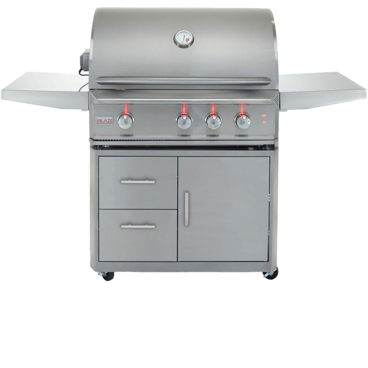 Blaze Professional LUX 34-Inch 3-Burner Freestanding Gas Grill with Rotisserie