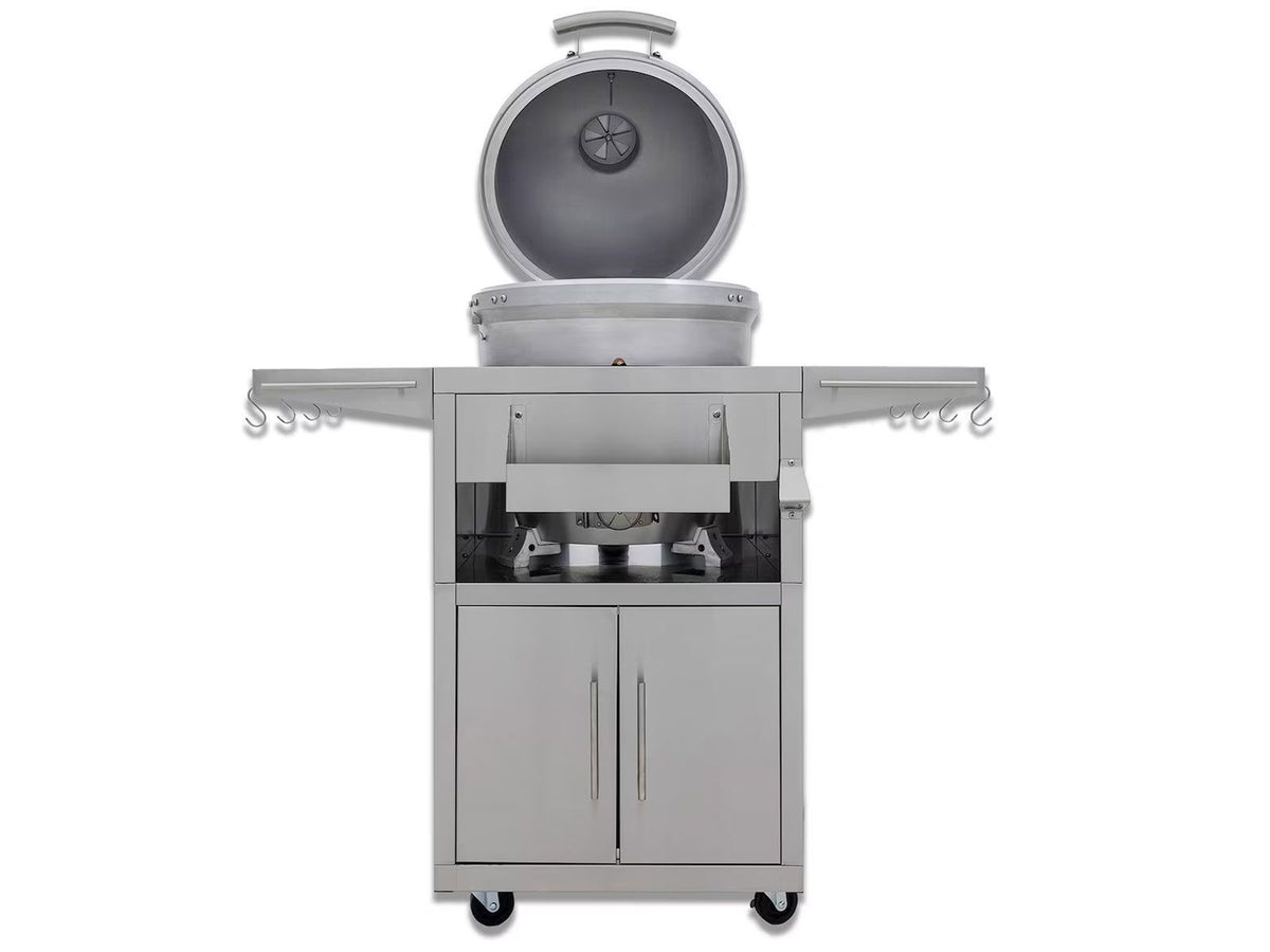 Blaze 20-Inch Cast Aluminum Freestanding Kamado Charcoal Grill