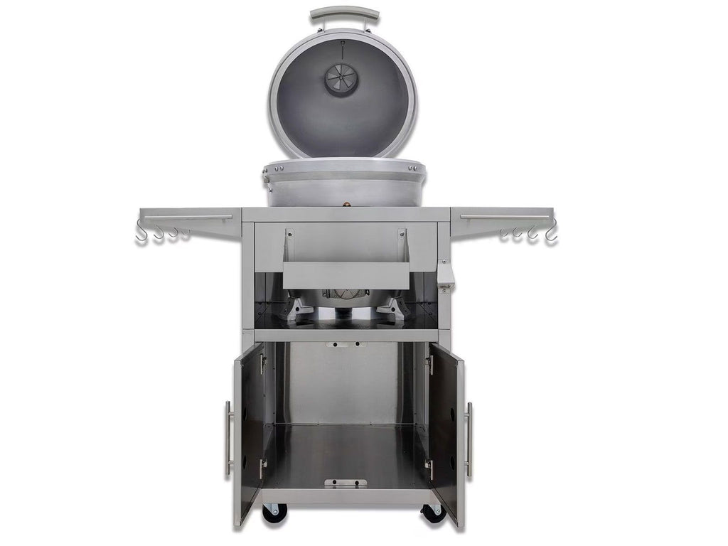 Blaze 20-Inch Cast Aluminum Freestanding Kamado Charcoal Grill