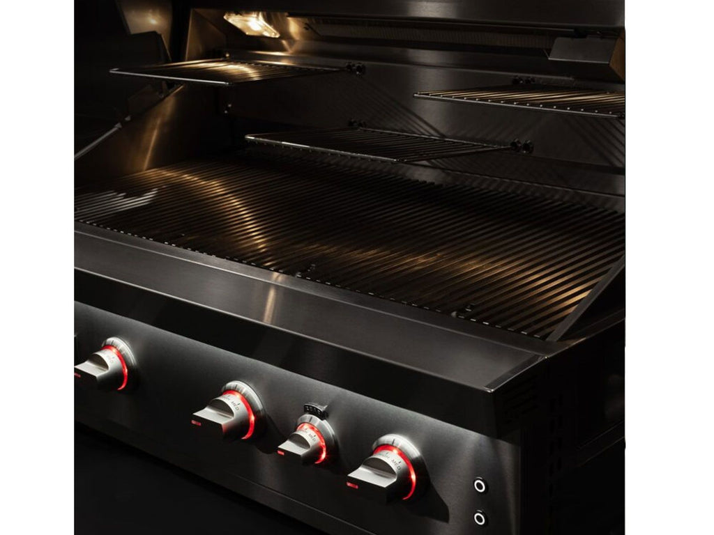 Summerset Quest 42-Inch 4 Burner Freestanding Gas Grill with Rear Infrared Burner, Rotisserie Kit & Drop-In Griddle Plate