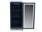 Summerset 15-inch Outdoor Rated Fridge with Glass Door