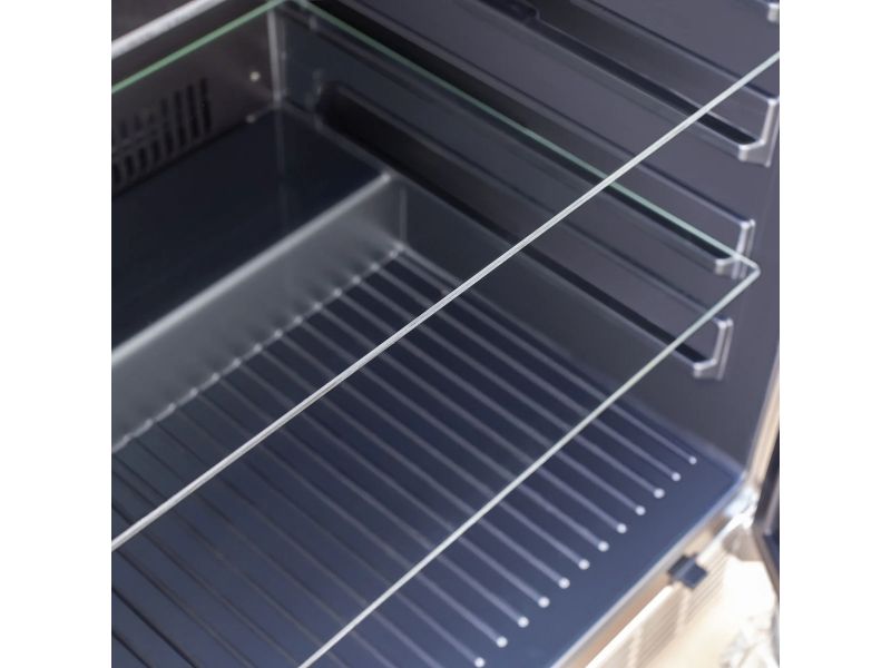 Summerset 24-Inch 5.1 Cu. Ft. Outdoor Glass Door and Glass Shelves Refrigerator