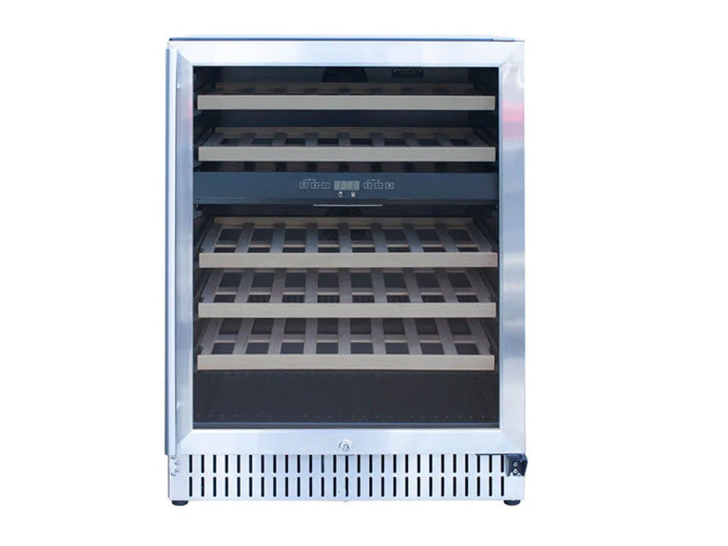 Summerset 24-Inch Outdoor Rated Dual Zone Wine Cooler
